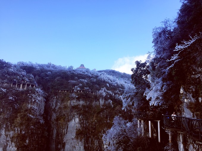 七天六晚长沙张家界吃货视角带你领略冰天雪地的张家
