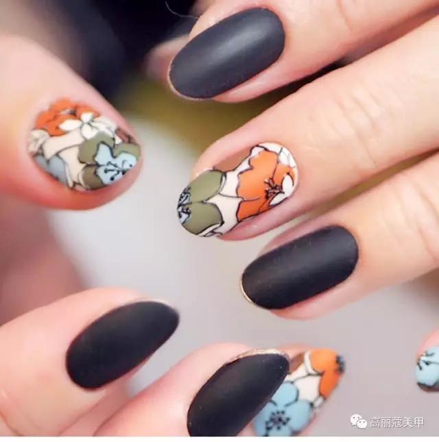 美甲推荐款式仙女,美甲推荐小花