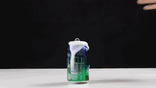 这样开雪碧，怎么动荡都不会喷！