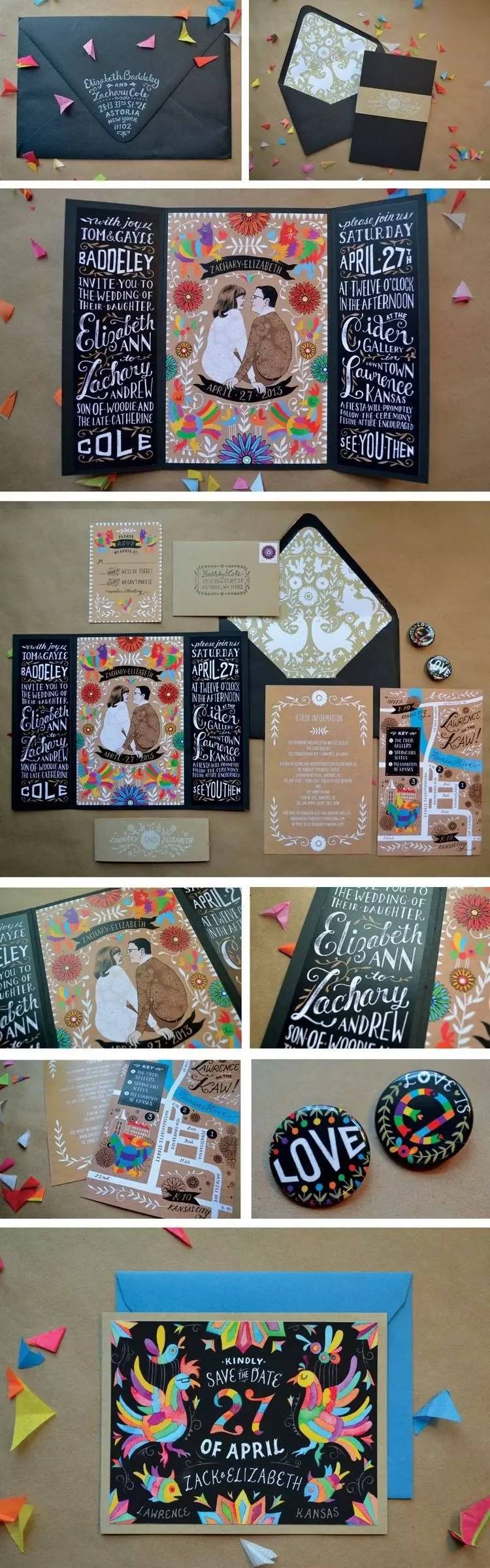 最具创意的婚礼邀请函,那些惊艳你的婚礼请柬