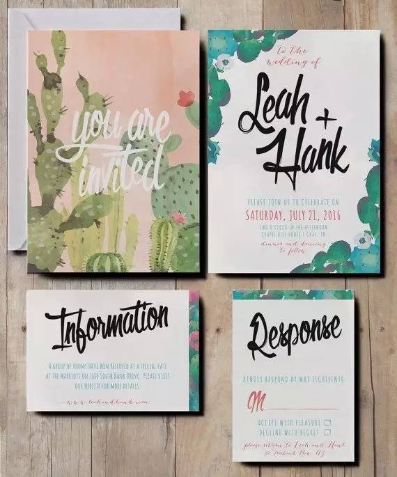 最具创意的婚礼邀请函,那些惊艳你的婚礼请柬