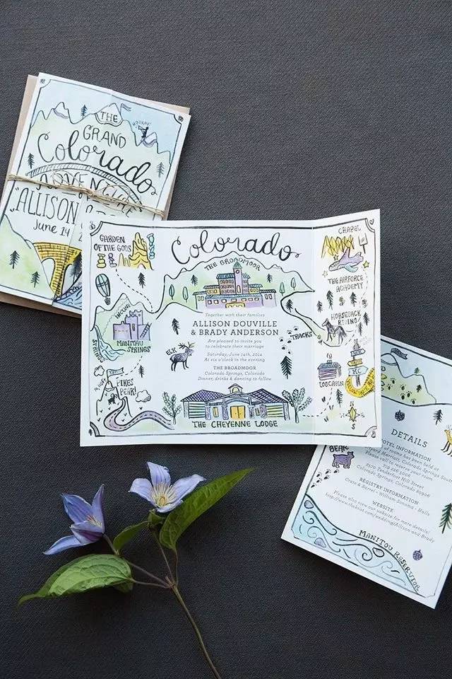 最具创意的婚礼邀请函,那些惊艳你的婚礼请柬