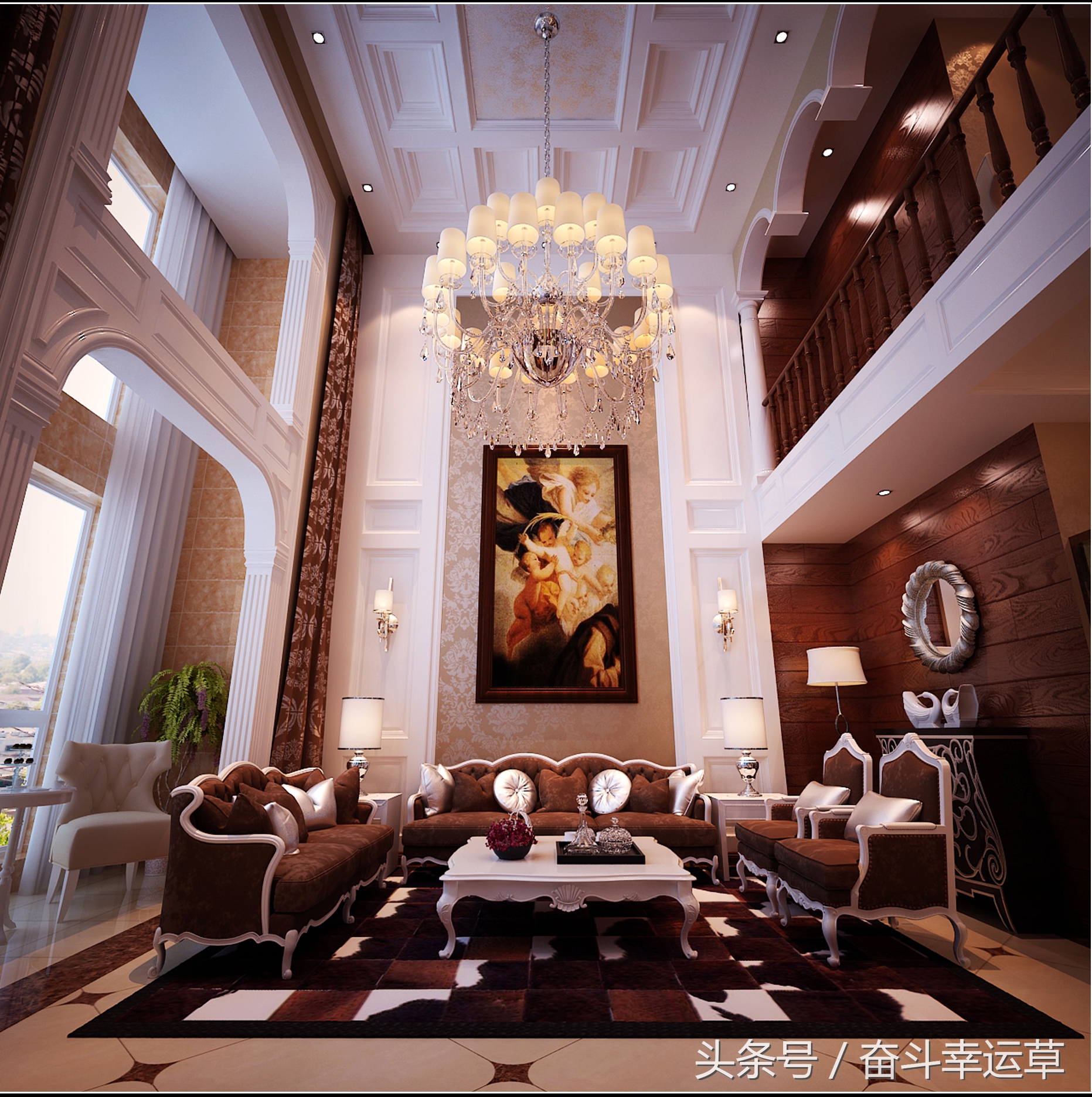 120平三层复式楼装修效果图,三层豪宅装修风格