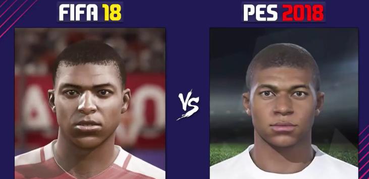 pes2018对战,实况足球2018和fifa18