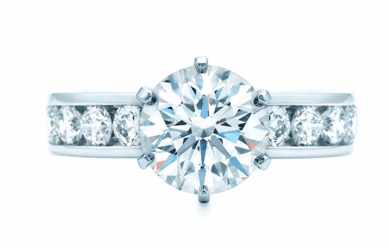 蒂芙尼钻戒经典六爪,蒂芙尼六爪镶嵌钻戒