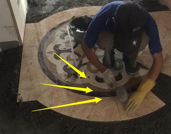 地面拼花瓷砖效果图大全集,2020最流行客厅地面瓷砖拼花图案