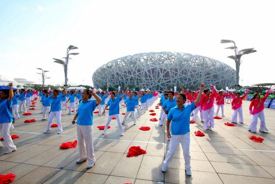 全民健身成果展演,全民健身广场舞比赛圆满成功