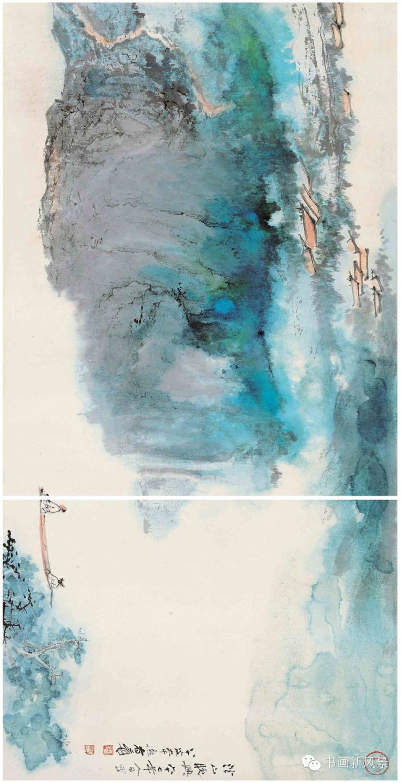 张大千最美的100幅,张大千最美的巨幅山水大荟萃