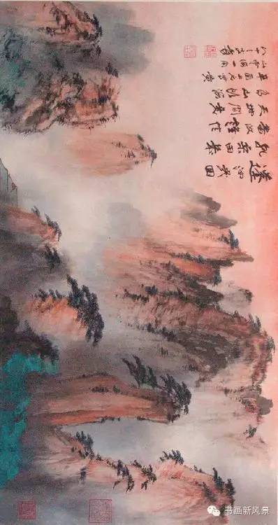 张大千最美的100幅,张大千最美的巨幅山水大荟萃