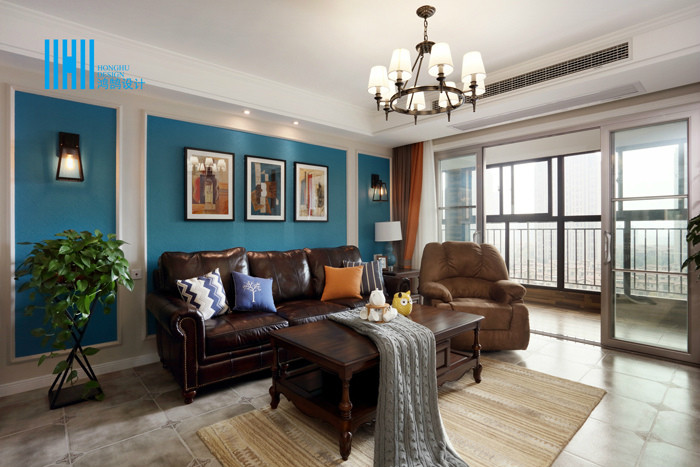 芜湖装修鸿鹄设计最新作品：◤天天天蓝◢165㎡简美