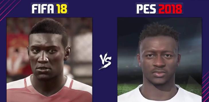 pes2018对战,实况足球2018和fifa18