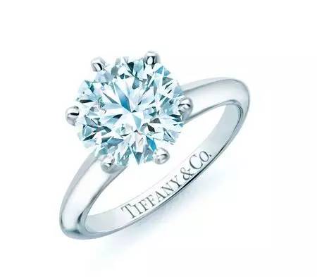 蒂芙尼钻戒经典六爪,蒂芙尼六爪镶嵌钻戒