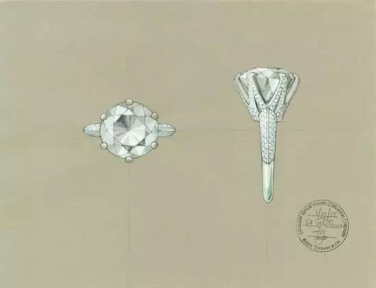 蒂芙尼钻戒经典六爪,蒂芙尼六爪镶嵌钻戒