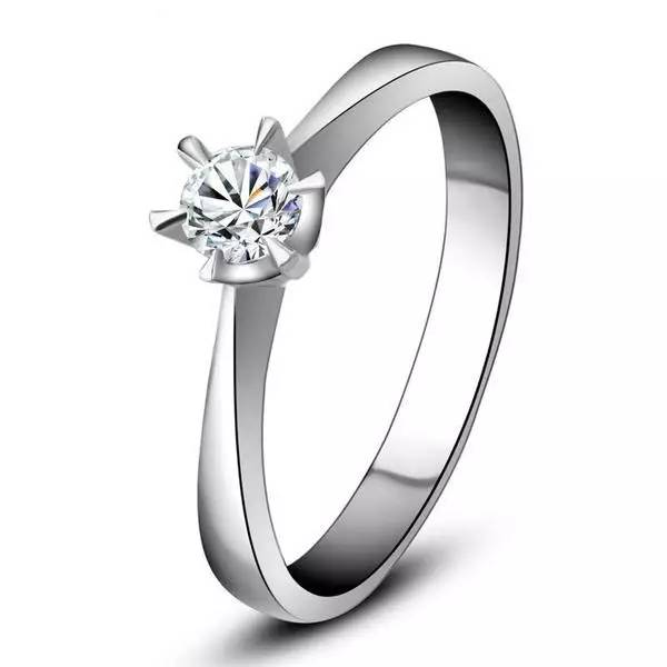 蒂芙尼钻戒经典六爪,蒂芙尼六爪镶嵌钻戒