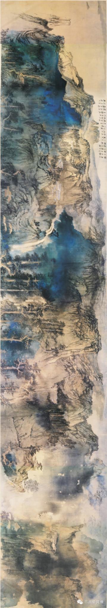 张大千最美的100幅,张大千最美的巨幅山水大荟萃