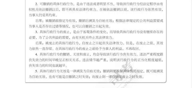 行政法法考重点,行政法大司考知识点