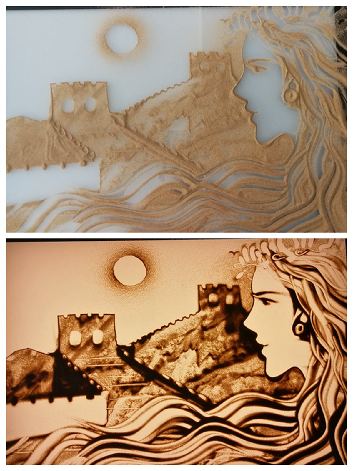 沙画原理,沙画怎么形成的