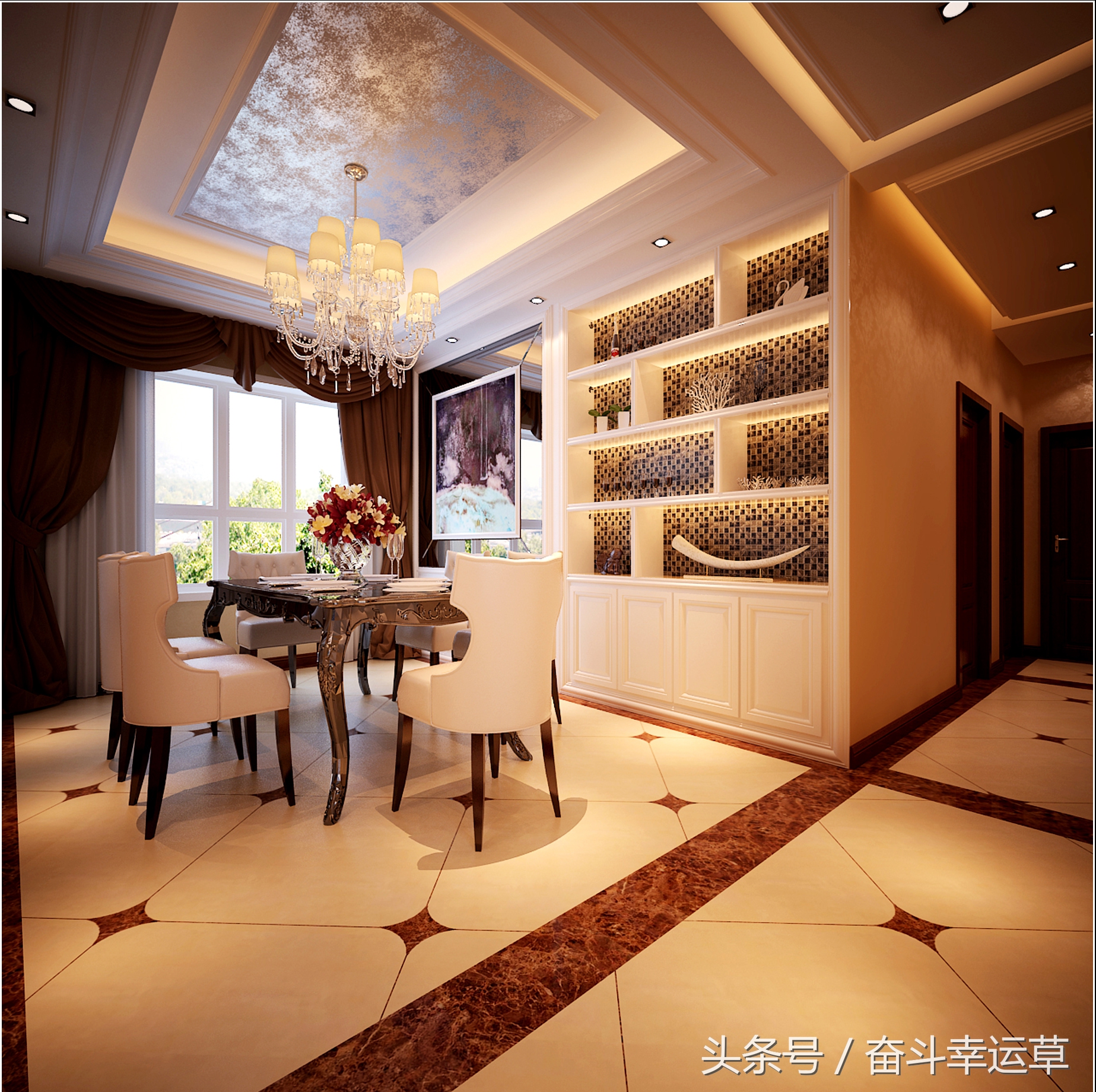 120平三层复式楼装修效果图,三层豪宅装修风格