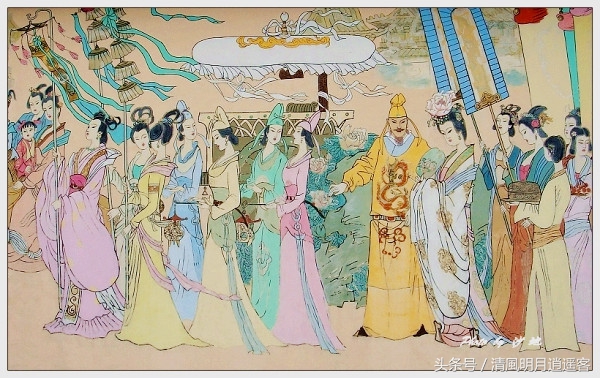 明皇、贵妃、诗仙，三个人，三首诗，流传千古一段佳话