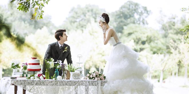 婚纱照外景拍摄姿势推荐,外景婚纱照姿势创意大全