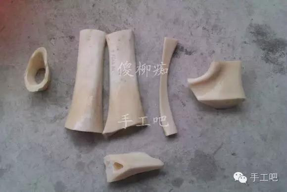 手工制作哥斯拉骨头,骨头道具手工制作