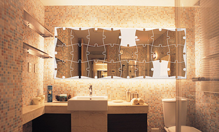 一招解决镜子对门风水,卧室怎样避免镜子对门