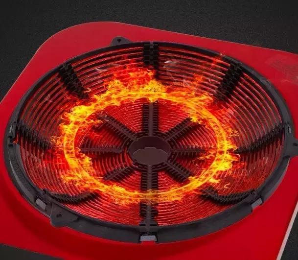 电磁炉模仿明火,电磁炉的柴火灶