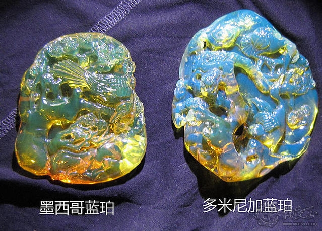 多米蓝珀的鉴别,多米蓝珀与蓝珀的区别