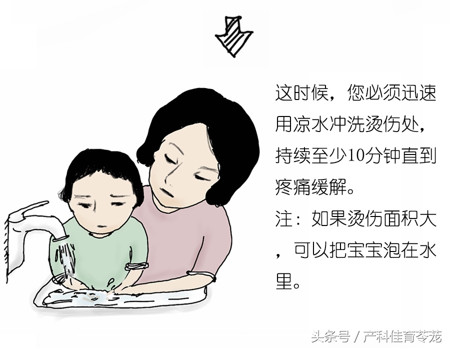 宝宝烫伤的家庭正确处理流程