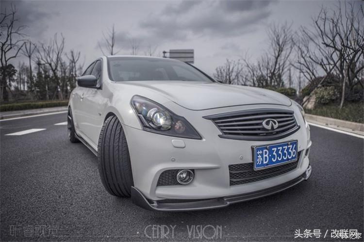英菲尼迪g37改装外观图片,英菲尼迪g37两门改装中网