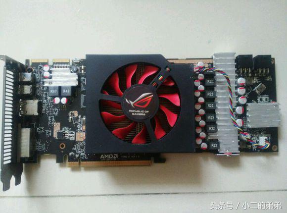 掏了块hd7950给显卡加散热器最终降温后还有65度