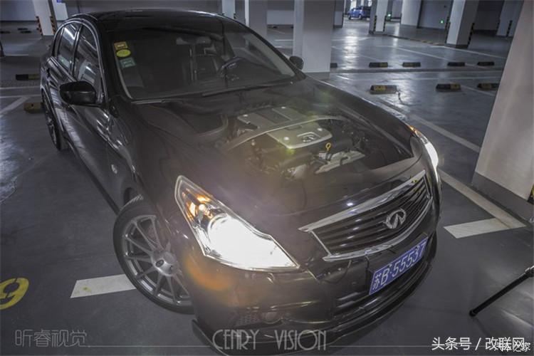 英菲尼迪g37改装外观图片,英菲尼迪g37两门改装中网