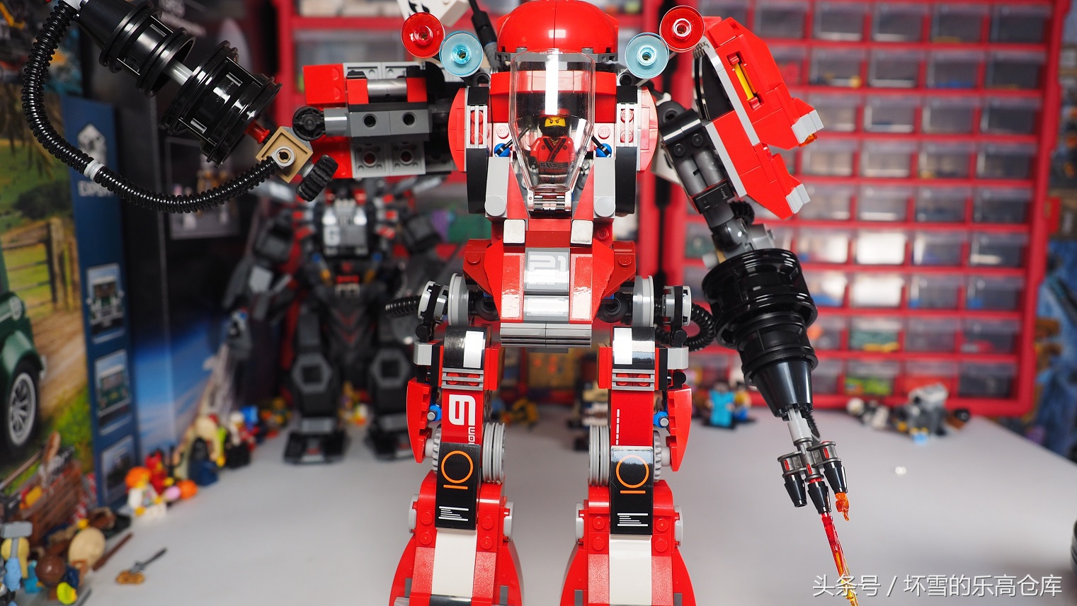 乐高幻影忍者时光机甲巨蛇测评,乐高幻影忍者大电影黑暗霸王机甲