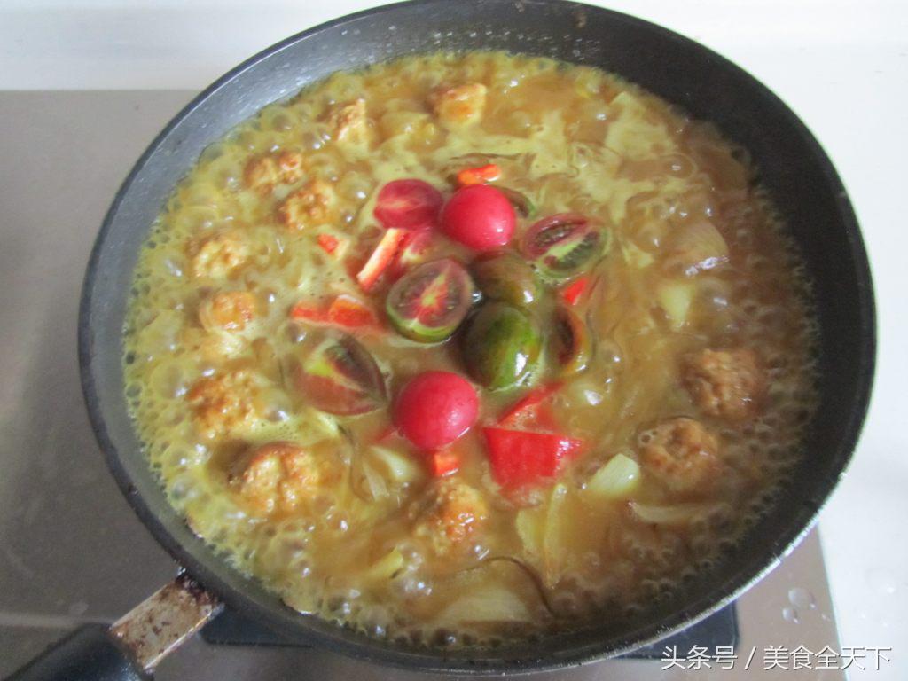 咖喱丸子做成的汤,咖喱丸子还需要放什么