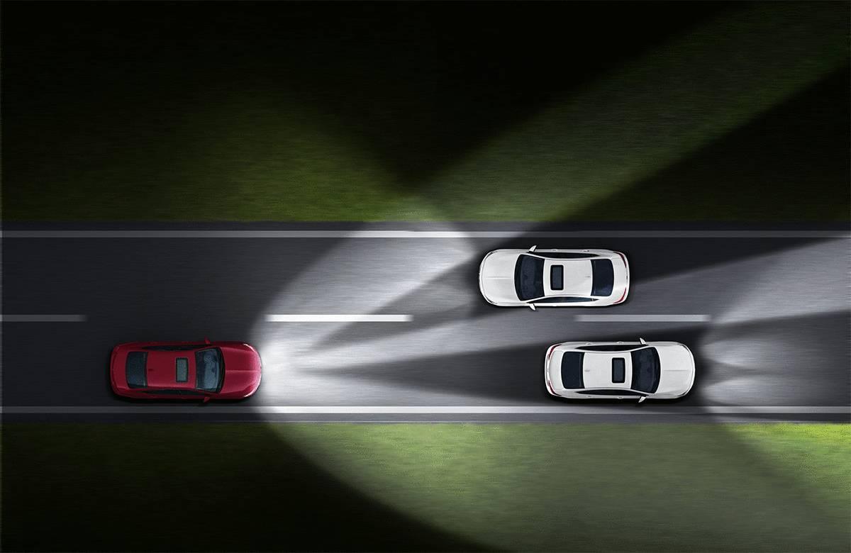 君威矩阵式大灯夜晚启动效果,新款君威大灯多少钱