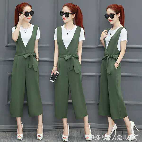 今年超火的阔腿裤穿搭显高,阔腿裤穿出长腿