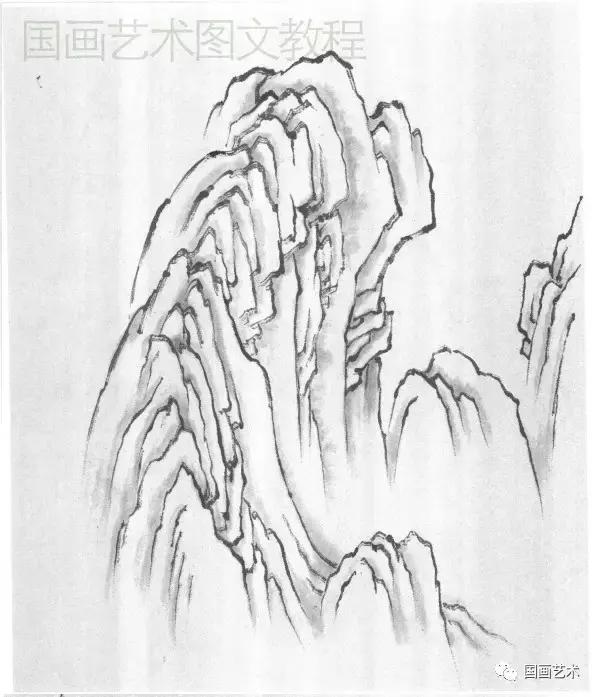 山水画教程300例,山水画技法基础入门