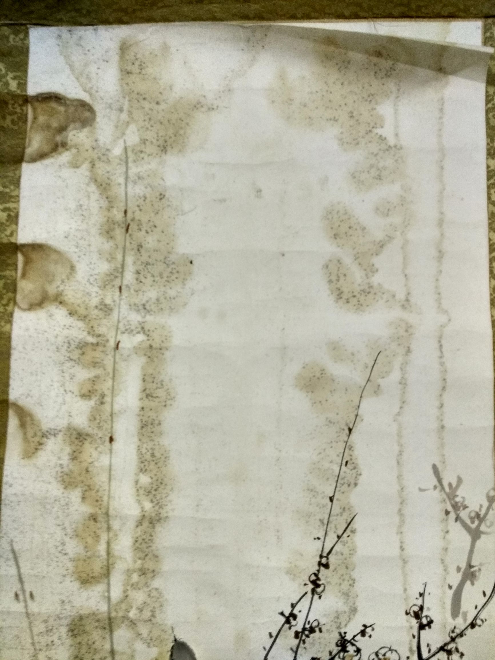 字画修复用什么药水清洗,字画修复去污系列