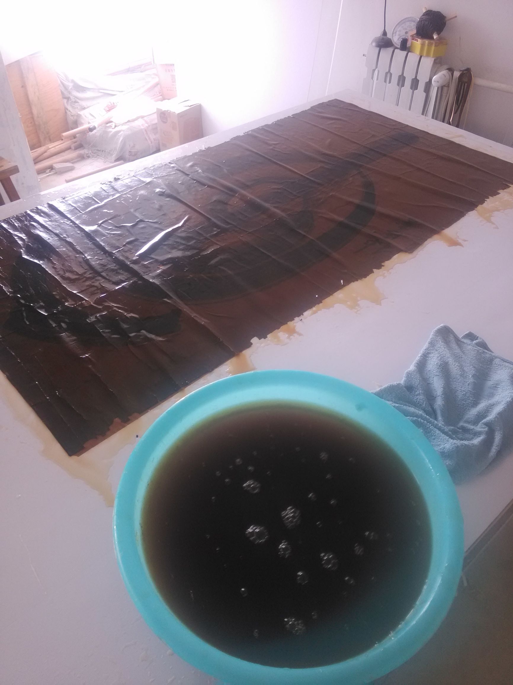 字画修复用什么药水清洗,字画修复去污系列