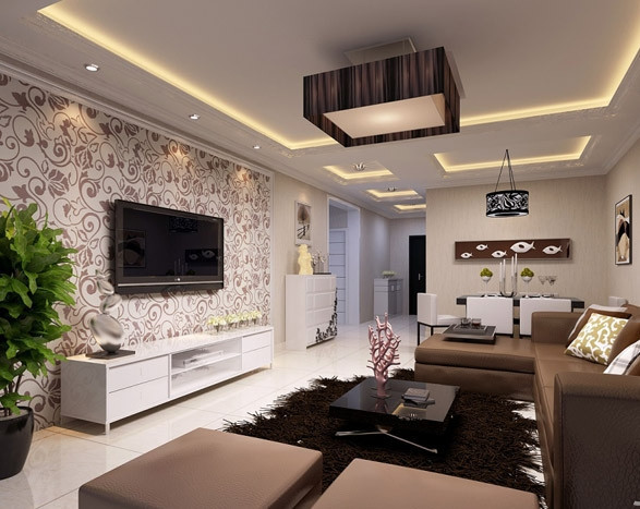 现代简约最省钱电视背景墙效果图,2022现代简约电视背景墙效果图