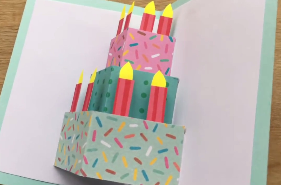 3d立体卡片制作的原理,立体生日卡片制作教程