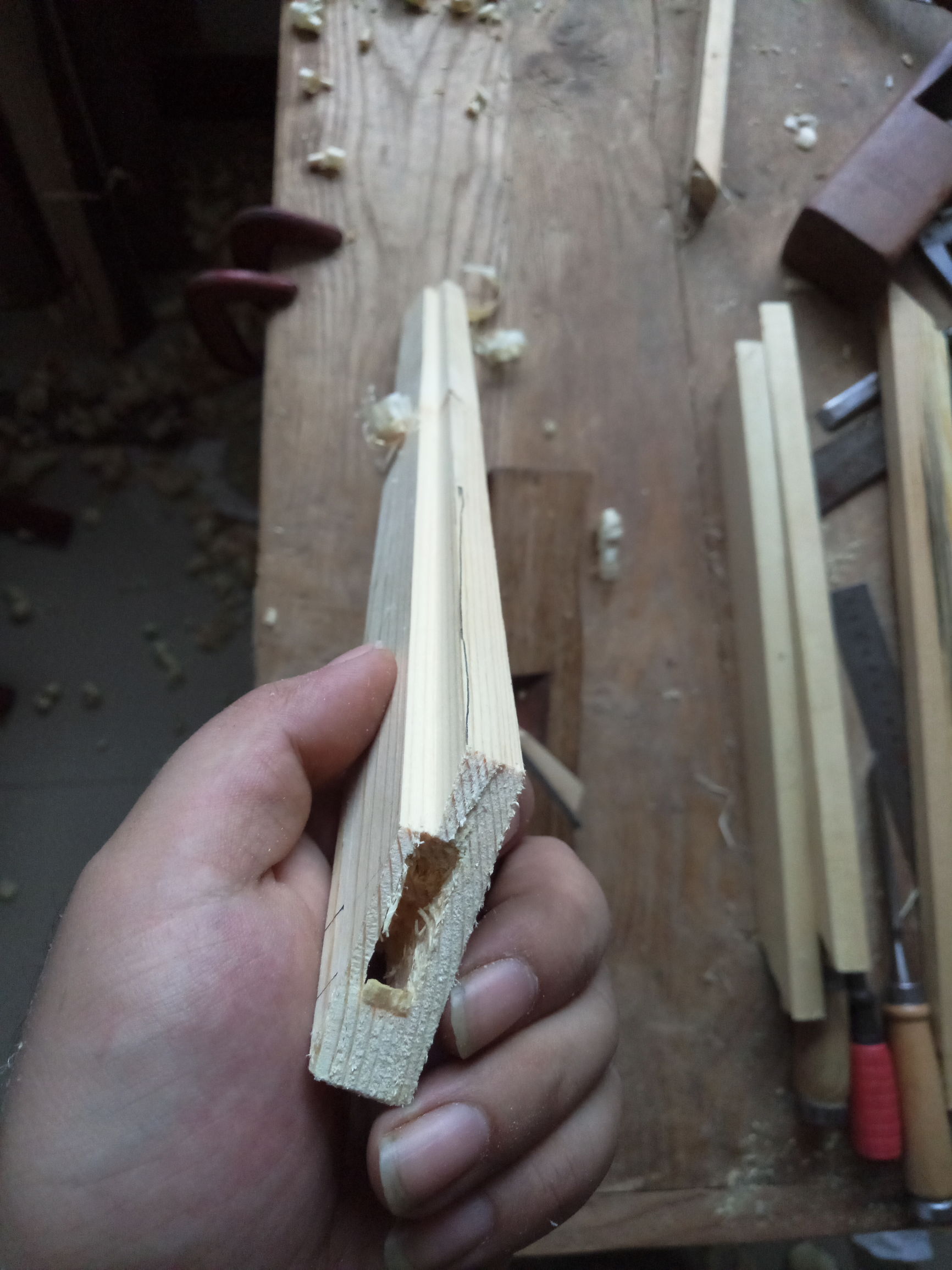 榫卯相框被做出来的过程,榫卯结构相框推荐