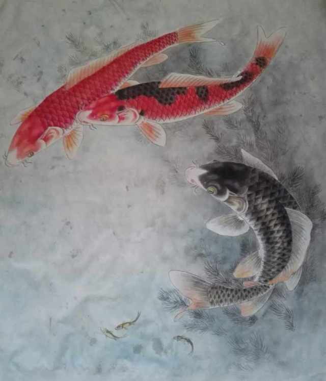 徐鲁白国画写意花鸟画作品,国画工笔花鸟画作品点评