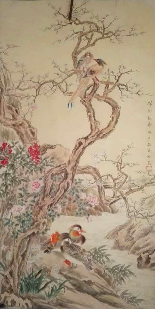 徐鲁白国画写意花鸟画作品,国画工笔花鸟画作品点评