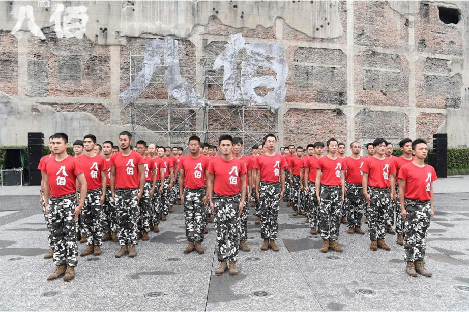 电影八佰的真实背景故事,电影八佰真实拍摄现场