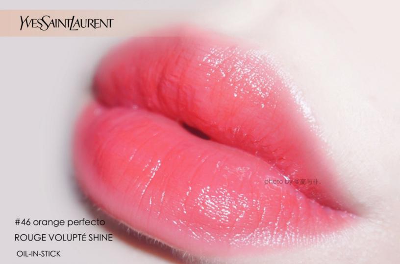 ysl圆管试色14珊瑚橘,ysl圆管14珊瑚色口红