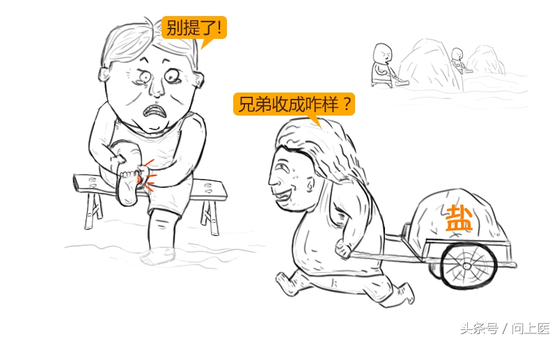 为什么痛风都在脚趾头,痛风形成过程漫画