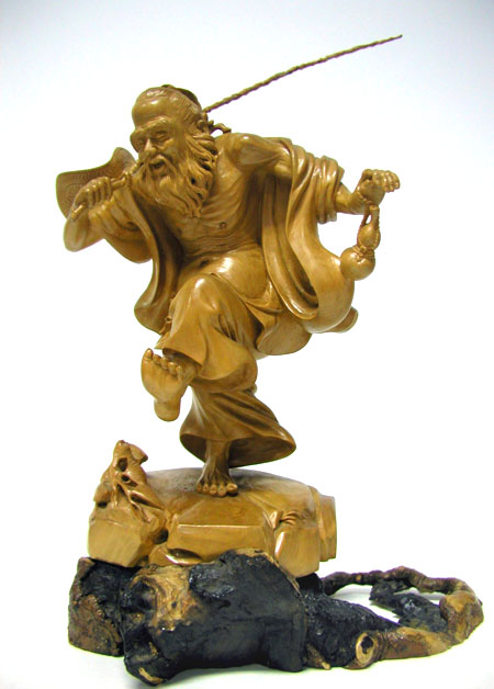 木雕技法,木雕鹤的眼睛雕刻技法