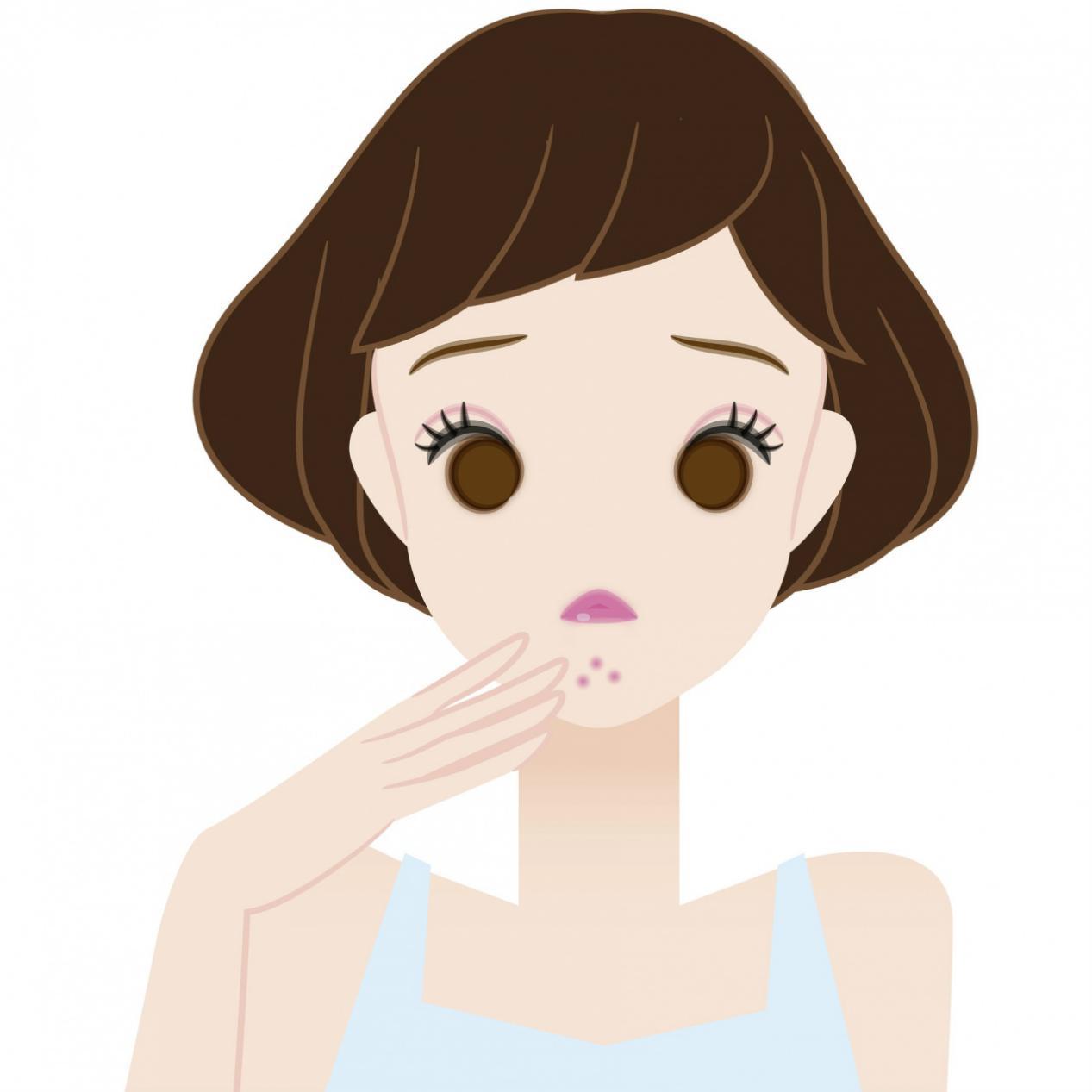 额头和下巴频繁起痘怎么护肤,脸颊两侧长痘的原因怎么护肤