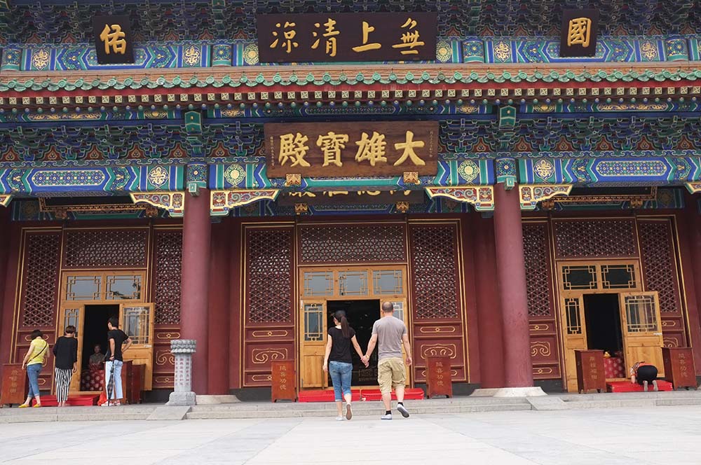 大悲禅院夜景,大悲禅院内部图片